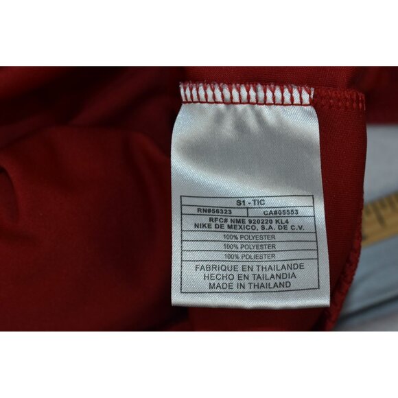 Nike Dri-Fit Men's T-Shirt XL Basketball Red Mesh Athletic Sportswear Vintage - Picture 9 of 12